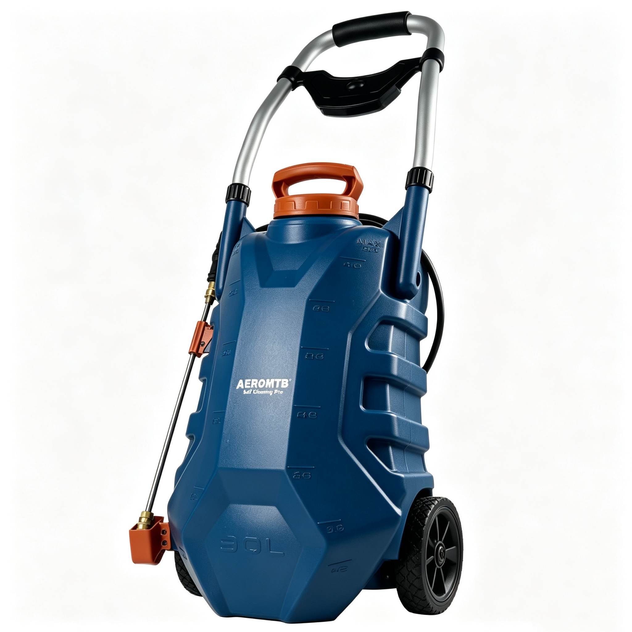 Rociador con carro con control remoto Bluetooth de 30L para fumigación de jardines grandes